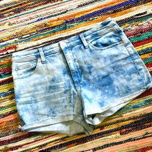 Universal Threads Tye Dyed MIDI Denim Shorts-#1889+